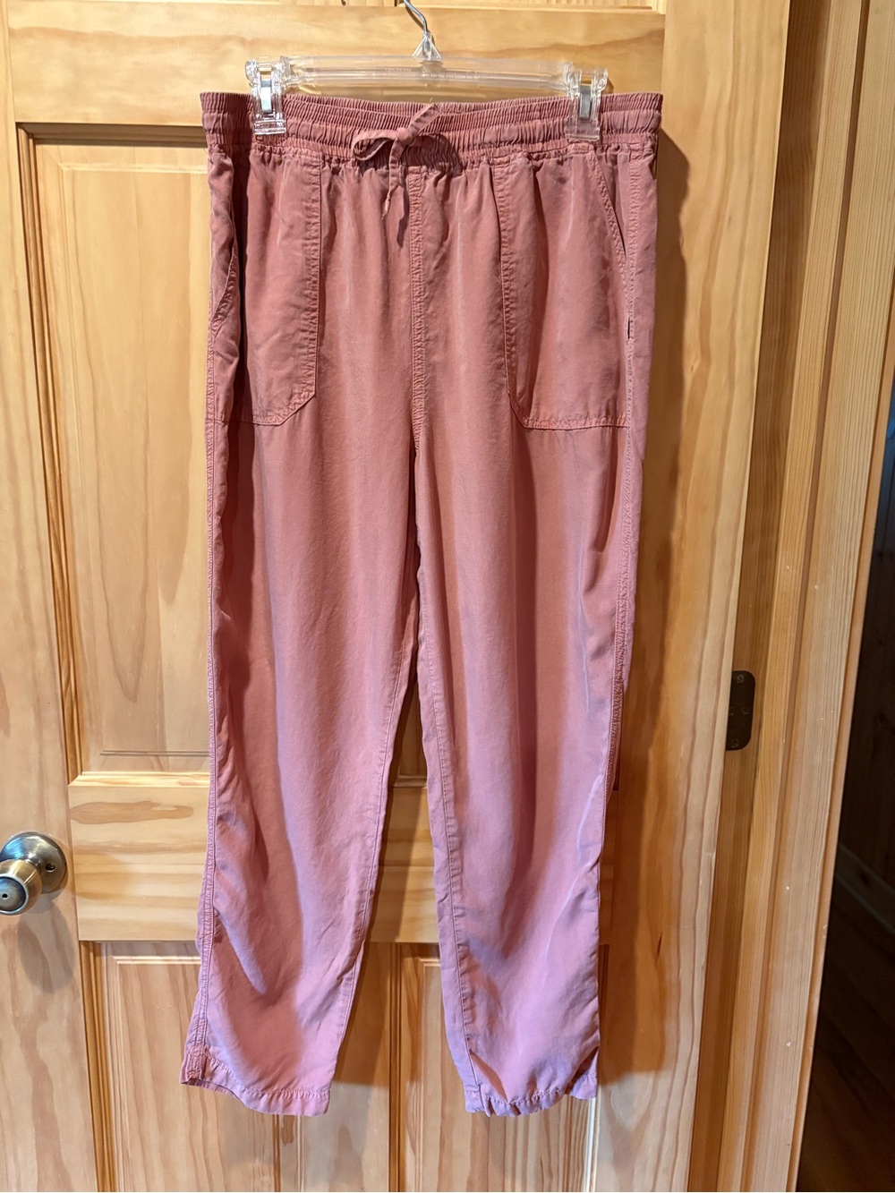 Thread & Supply drawstring jogger pants dusty pink rose women’s L